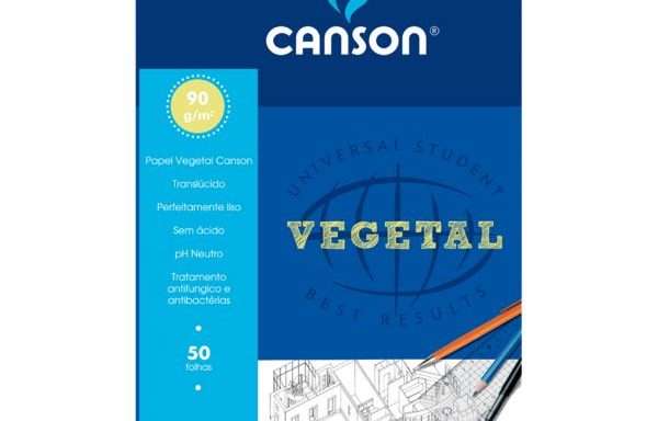 Bloco de Papel Vegetal Canson 90g