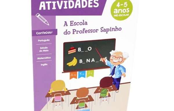 Livro De Actividades Professor Sapinho para Crianças dos 4 a 5 anos