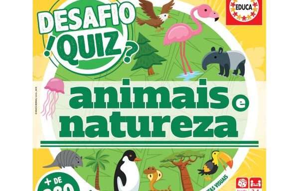Jogo Desafio Quiz – Descobrir Os Animais e a Natureza, Idade 7+