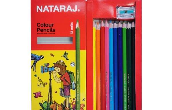 Lápis Cor Longo Nataraj 12 Cores